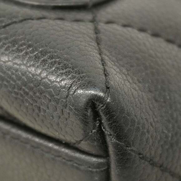 Chanel Matelasse Caviar Leather Handbag, Black, Women's, P1819353 - Picture 12 of 16